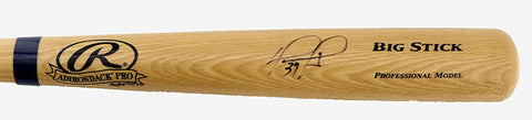 David Ortiz Boston Red Sox Signed Autographed Rawlings Natural Bat JSA COA