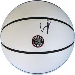 Pascal Siakam Toronto Raptors Signed Autographed White Panel Basketball JSA COA