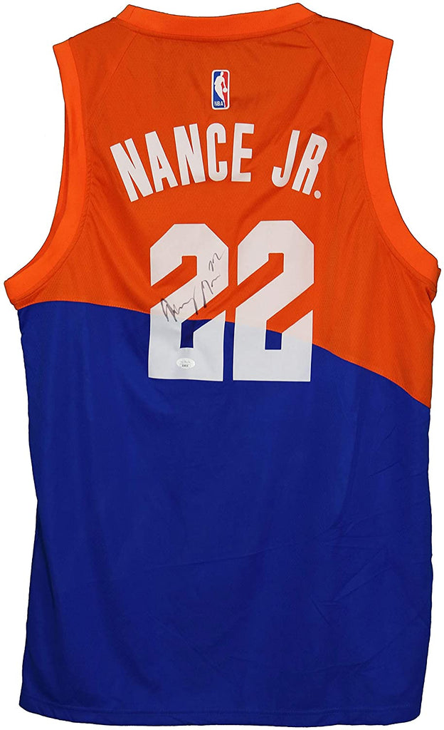 Larry Nance Jr. Cleveland Cavaliers Cavs Signed Autographed City Edition  The Land #22 Jersey JSA COA
