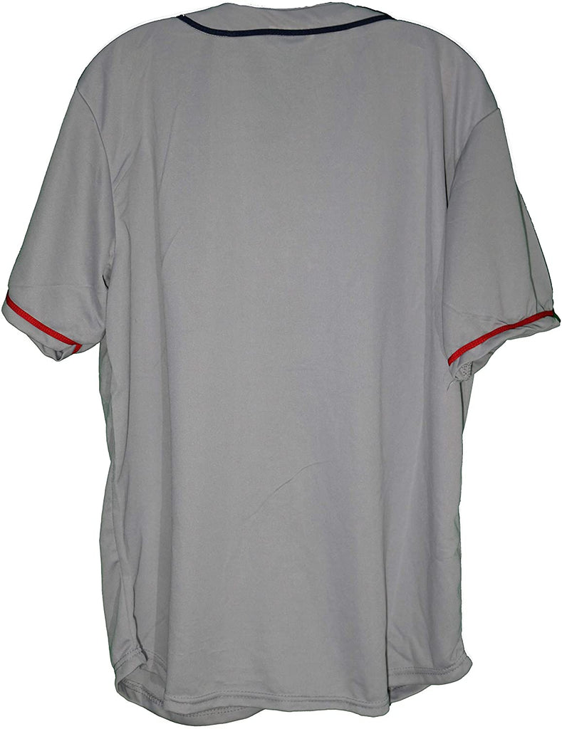 Sports-Autographs 1948 Cleveland Indians World Series Champions Replica Gray Jersey SGA 9-1-18