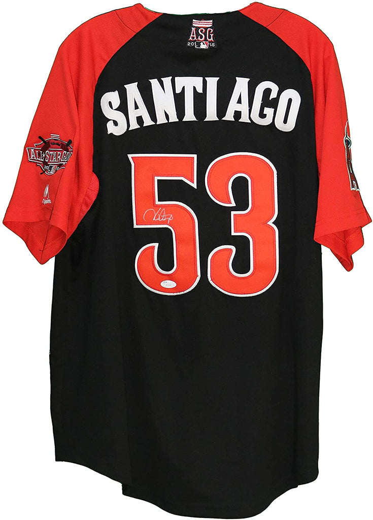 Hector Santiago Autographed Los Angeles Angels of Anaheim Jersey W