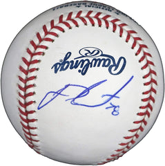 J.D. Martinez Los Angeles Dodgers Signed Autographed Rawlings Official Major League Baseball JSA COA with Display Holder
