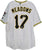 Austin Meadows Pittsburgh Pirates Signed Autographed White #17 Jersey JSA COA