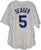 Corey Seager Los Angeles Dodgers Signed Autographed White #5 Custom Jersey PAAS COA