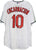 Edwin Encarnacion Cleveland Indians Signed Autographed White #10 Jersey JSA COA