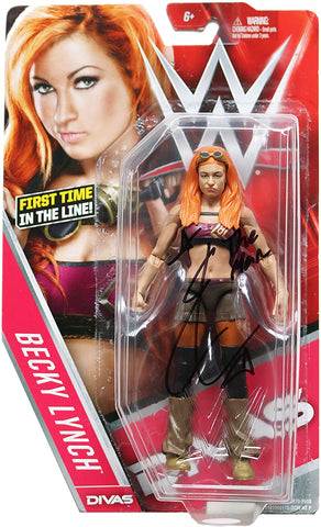 Becky Lynch Rebecca Quin Signed Autographed WWE Toy Action Figure CAS COA