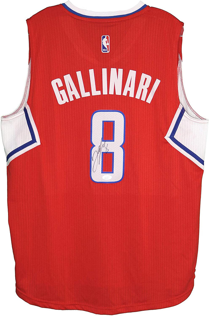 Danilo Gallinari Los Angeles Clippers Signed Autographed Red #8 Jersey –