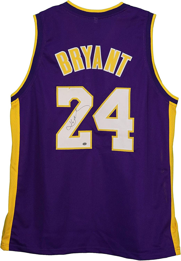 Kobe Bryant Los Angeles Lakers Autographed Purple #24 Custom Jersey