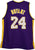 Kobe Bryant Los Angeles Lakers Signed Autographed Purple #24 Custom Jersey PAAS Letter COA
