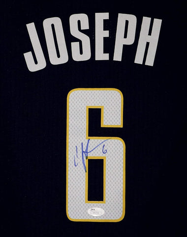 Cory Joseph Indiana Pacers Signed Autographed Blue #6 Jersey JSA COA