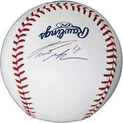 Curtis Granderson New York Yankees Signed Autographed Rawlings Official Major League Baseball JSA COA with Display Holder