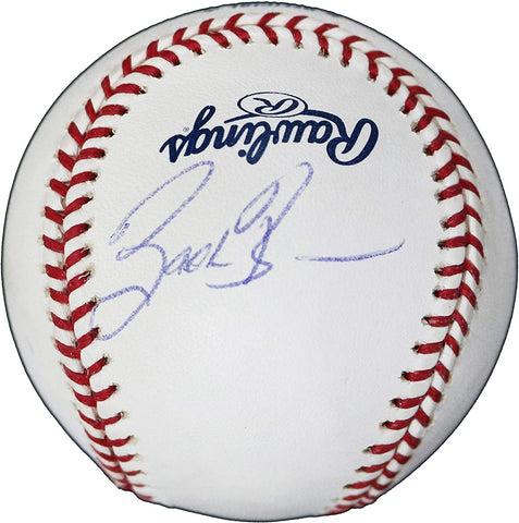 Zack Britton New York Yankees Signed Autographed Rawlings Official Major League Baseball JSA COA with Display Holder