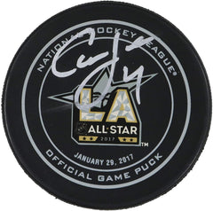 Cam Fowler Anaheim Ducks Signed Autographed 2017 NHL All Star Game Hockey Puck JSA COA with Display Holder