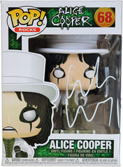 Alice Cooper Signed Autographed FUNKO POP #68 Vinyl Figure Global COA