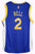 Jordan Bell Golden State Warriors Signed Autographed Blue #2 Jersey JSA COA