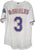 Delino Deshields Texas Rangers Signed Autographed White #3 Jersey JSA COA