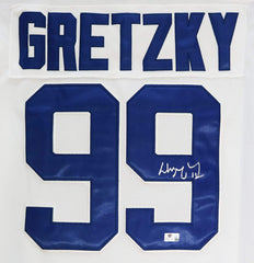 Wayne Gretzky Signed Autographed Edmonton Oilers #99 White Jersey Global COA