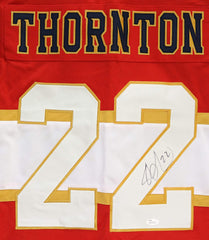 Shawn Thornton Florida Panthers Signed Autographed Red #22 Custom Jersey JSA Witnessed COA