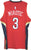Nikola Mirotic New Orleans Pelicans Signed Autographed Red #3 Jersey JSA COA