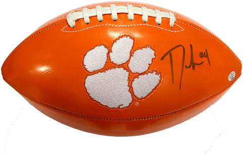 DeShaun Watson Clemson Tigers Signed Autographed Orange Logo Football PAAS COA