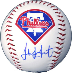 Jake Arrieta Philadelphia Phillies Signed Autographed Rawlings Official Major League Logo Baseball Global COA with Display Holder