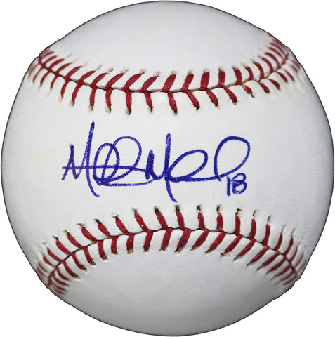 Mitch Moreland Boston Red Sox Signed Autographed Rawlings Official Major League Baseball JSA COA with Display Holder