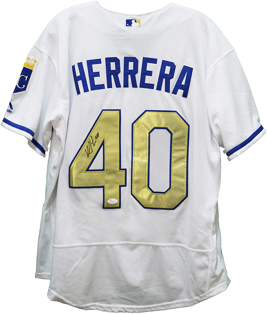 Kelvin Herrera Kansas City Royals Signed Autographed Champions Gold #40  Jersey JSA COA at 's Sports Collectibles Store