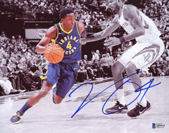Victor Oladipo Indiana Pacers Signed Autographed 8" x 10" Dribbling Photo Beckett COA