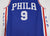 Dario Saric Philadelphia 76ers Signed Autographed Blue #9 Jersey JSA COA