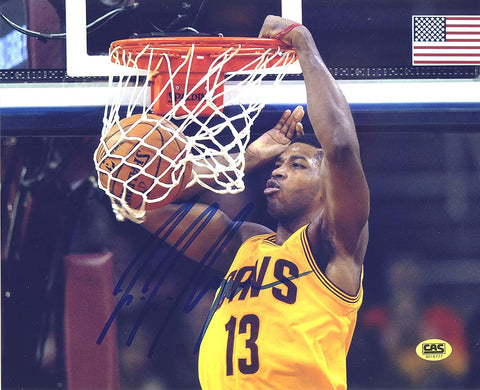 Tristan Thompson Cleveland Cavaliers Cavs Signed Autographed 8" x 10" Dunk Photo CAS COA