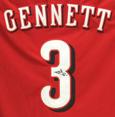 Scooter Gennett Cincinnati Reds Signed Autographed Red #3 Jersey JSA COA