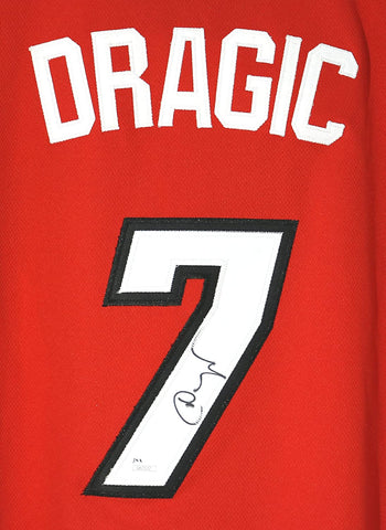 Goran Dragic Miami Heat Signed Autographed Red #7 Jersey JSA COA