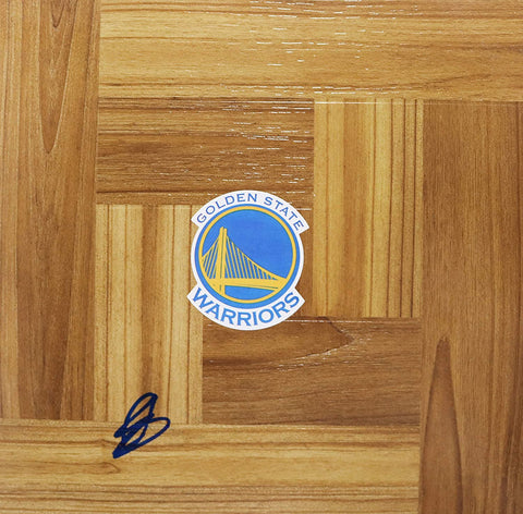 Baron Davis Golden State Warriors Signed Autographed Basketball Floorboard