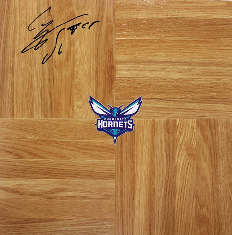 Gerald Henderson Jr. Charlotte Hornets Signed Autographed Basketball Floorboard