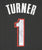 Evan Turner Portland Trail Blazers Signed Autographed Black #1 Jersey JSA COA