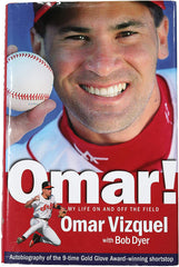 Omar Vizquel Cleveland Indians Signed Autographed Omar! My Life On and Off the Field Book CAS COA