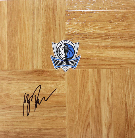 Greg Buckner Dallas Mavericks Signed Autographed Basketball Floorboard