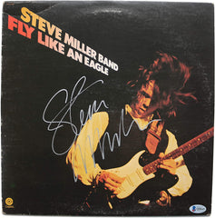 Steve Miller Signed Autographed Fly Like an Eagle Vinyl Record Album Cover Beckett COA