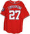 Jordan Zimmermann Washington Nationals Signed Autographed Red #27 Jersey JSA COA