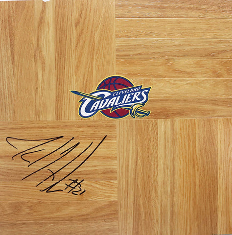 JJ Hickson Cleveland Cavaliers Signed Autographed Basketball Floorboard
