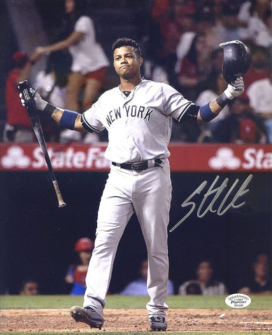 Starlin Castro New York Yankees Signed Autographed 8" x 10" Photo Pinpoint COA