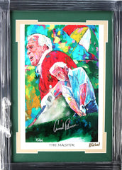 Arnold Palmer The Master Hand Signed Autographed 21-1/8" x 15" Framed Winford Lithograph Pinpoint COA