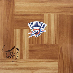 Scott Brooks Oklahoma City Thunder Signed Autographed Basketball Floorboard