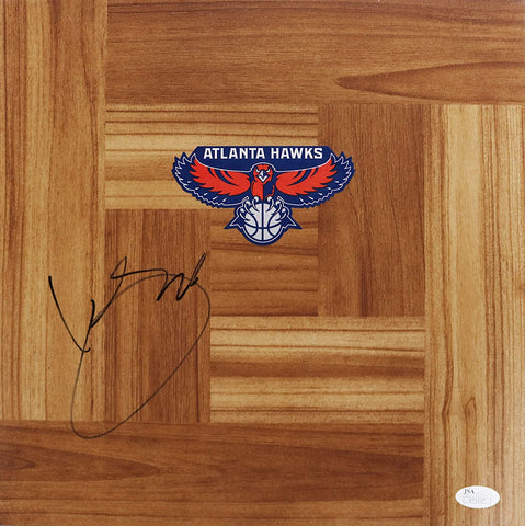 Kyle Korver Atlanta Hawks Signed Autographed Basketball Floorboard JSA COA