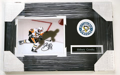 Sidney Crosby Pittsburgh Penguins Signed Autographed 22" x 14" Framed Photo Pinpoint COA
