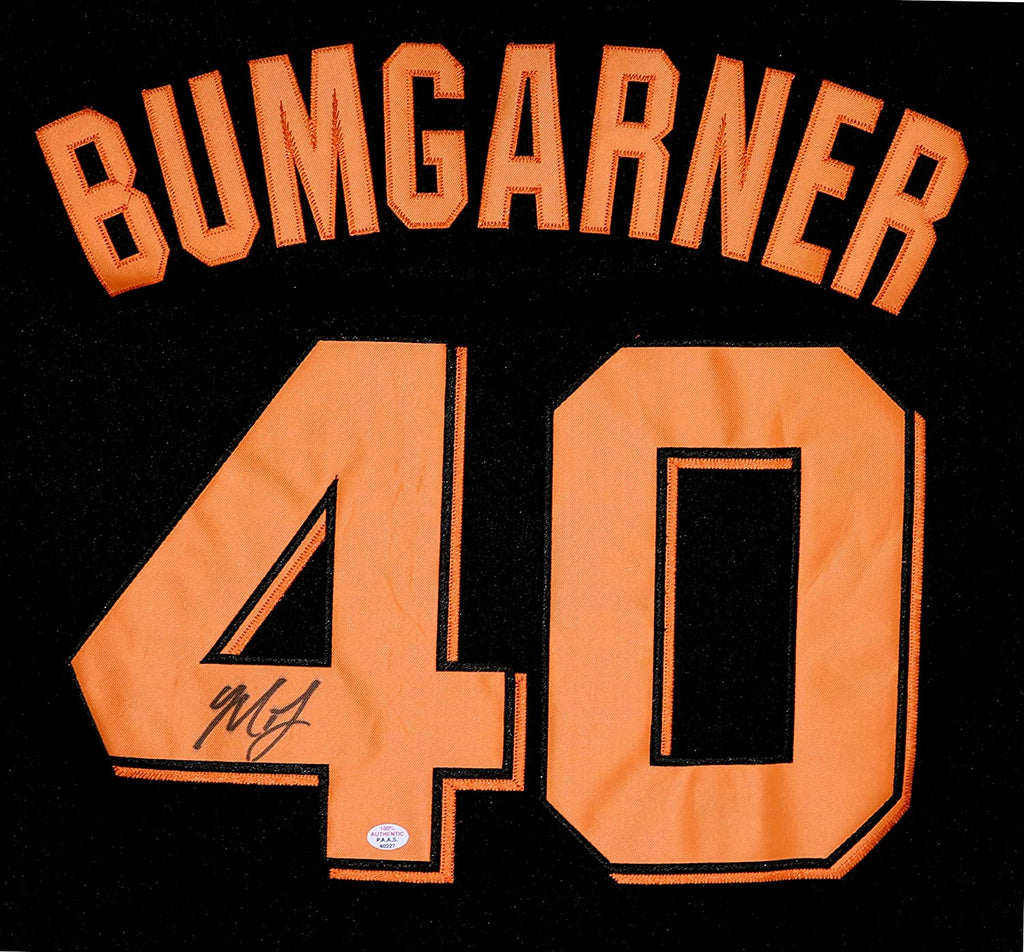 Madison Bumgarner San Francisco Giants Autographed Black #40