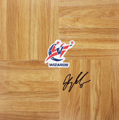 Jordan Crawford Washington Wizards Signed Autographed Basketball Floorboard