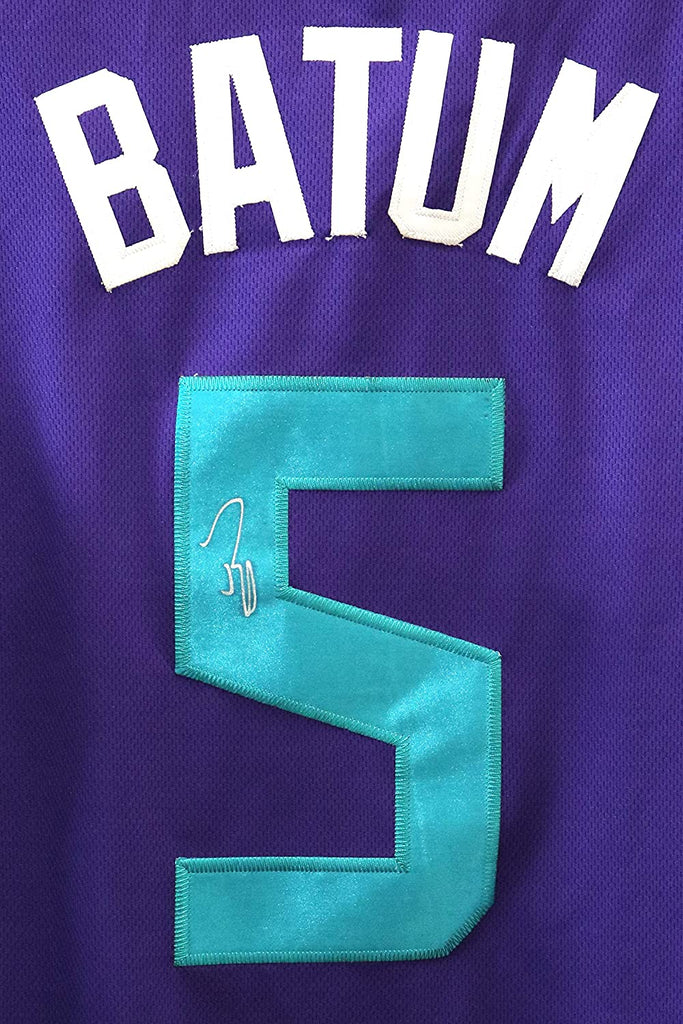 Nicolas Batum Charlotte Hornets Signed Autographed Purple #5