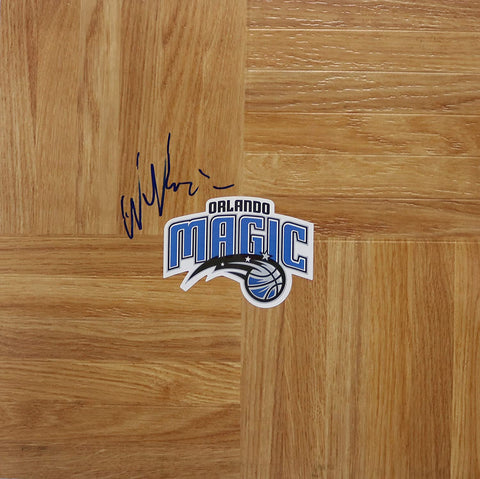 Nikola Vucevic Orlando Magic Signed Autographed Basketball Floorboard