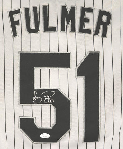 Carson Fulmer Chicago White Sox Signed Autographed White Pinstripe #51 Jersey JSA COA